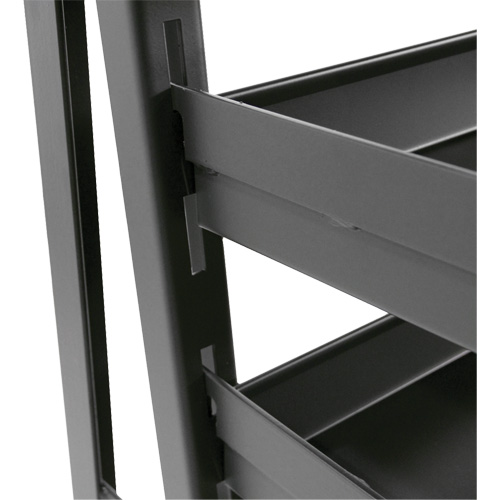 Chariot &agrave; cadre en A robuste &agrave; un c&ocirc;t&eacute; avec 6 plateaux, 38" x 25" x 63", Capacit&eacute; 2500 lb Equipex