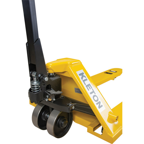 Transpalette &agrave; roues en acier, Acier, 48" lo x 27" la, Capacit&eacute; 5500 lb Equipex