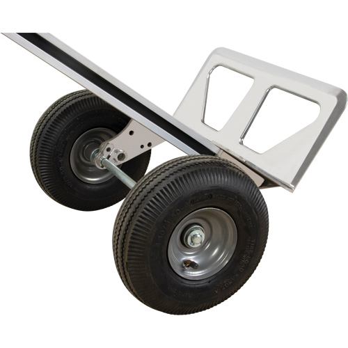 3-in-1 Convertible Hand Truck, Aluminum, 600 lbs. Capacity Equipex