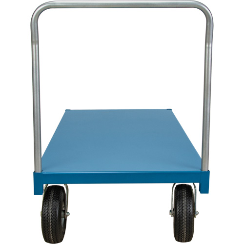  Chariot &agrave; plateforme pour l'ext&eacute;rieur, 72" lo x 36" la x Capacit&eacute; 1200 lb, Roues en Anticrevaison Equipex
