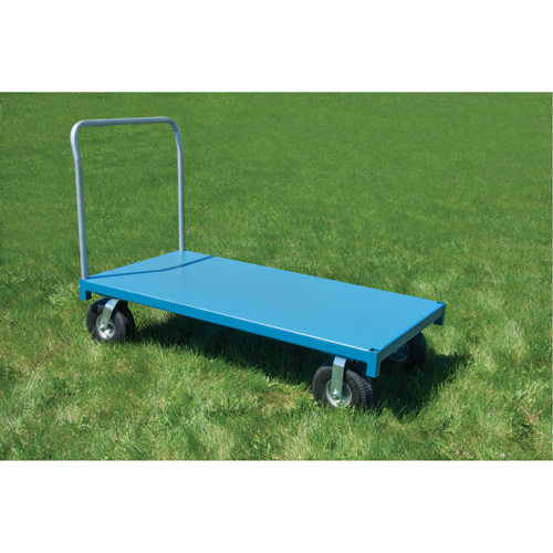  Chariot &agrave; plateforme pour l'ext&eacute;rieur, 72" lo x 36" la x Capacit&eacute; 1200 lb, Roues en Anticrevaison Equipex