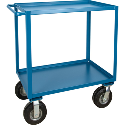  Chariot &agrave; tablettes pour l'ext&eacute;rieur, 2 Tiers, 24" la x 39" h x 51" p, Capacit&eacute; 1200 lb Equipex