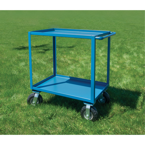  Chariot &agrave; tablettes pour l'ext&eacute;rieur, 2 Tiers, 24" la x 39" h x 51" p, Capacit&eacute; 1200 lb Equipex