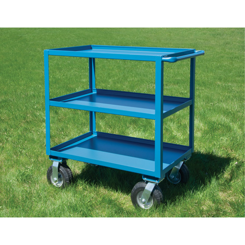  Chariot &agrave; tablettes pour l'ext&eacute;rieur, 3 Tiers, 18" la x 39" h x 33" p, Capacit&eacute; 1200 lb Equipex