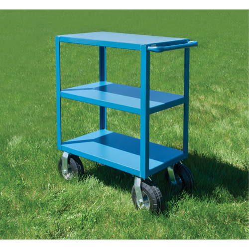  Chariot &agrave; tablettes pour l'ext&eacute;rieur, 3 Tiers, 18" la x 39" h x 33" p, Capacit&eacute; 1200 lb Equipex