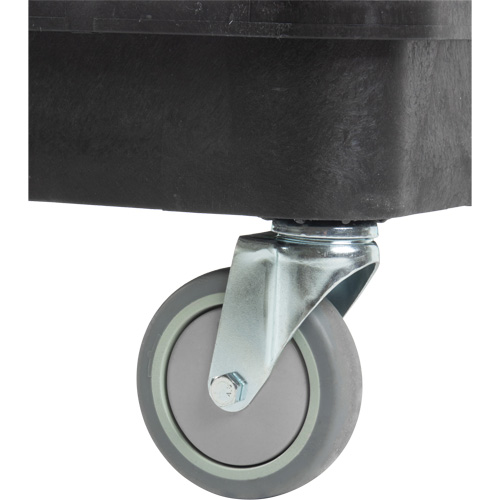 Chariot utilitaire avec tablette &agrave; bordure profonde, 3 tiers, 19" x 39-1/2" x 28-1/4", Capacit&eacute; 330 lb Equipex
