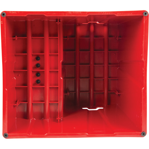 Industrial Step Stool, 2 Steps, 26" x 22-7/16" x 19-11/16" High Equipex