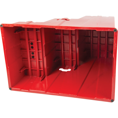 Industrial Step Stool, 3 Steps, 34-13/16" x 22-7/16" x 28-1/2" High Equipex