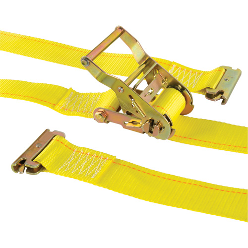 Logistic Strap, Ratchet, 2" W x 12' L, 1000 lbs. (454 kg) WLL Equipex