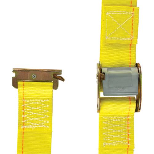 Heavy-Duty Utility Strap, Cam Buckle, 2" W x 12' L, 835 lbs. (379 kg) WLL Equipex