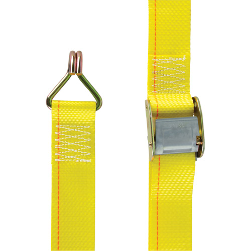 Ratchet Strap, Cam Buckle, 2" W x 12' L, 500 lbs. (227 kg) WLL Equipex