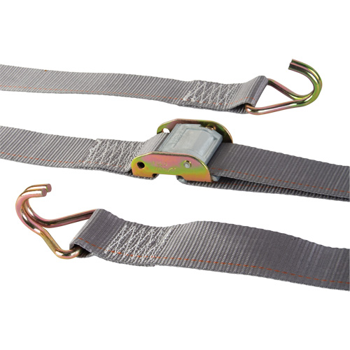 Ratchet Strap, Cam Buckle, 2" W x 16' L, 500 lbs. (227 kg) WLL Equipex