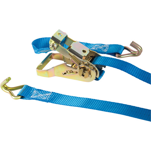 Tendeur d'arrimage &agrave; cliquet, Crochet en J, 1" , 13' , Charge d'utilisation max. 167 lb (76 kg) Equipex