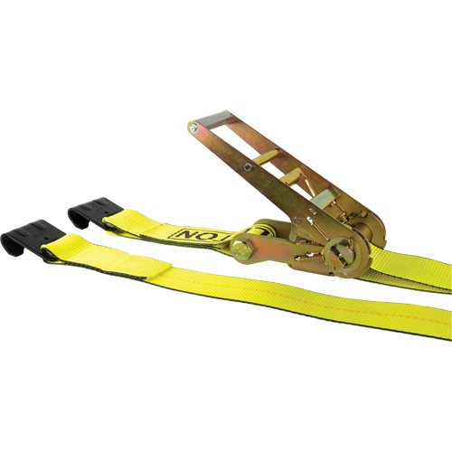 Winch Strap, Flat Hook, 3" W x 30' L, 5400 lbs. (2449 kg) Working Load Limit Equipex