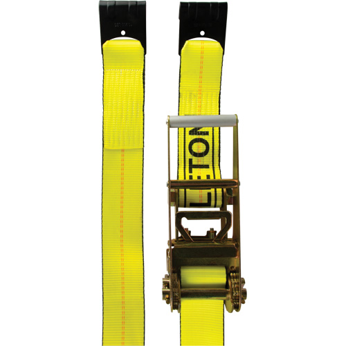 Winch Strap, Flat Hook, 3" W x 30' L, 5400 lbs. (2449 kg) Working Load Limit Equipex