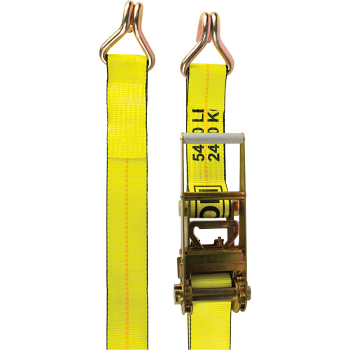 Tendeur d'arrimage pour treuil, Crochet en J, 3" , 30' , Charge d'utilisation max. 5400 lb (2449 kg) Equipex
