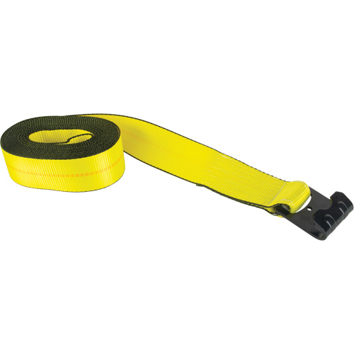 Tendeur d'arrimage logistique, Crochet plat, 30' , 3" , Charge d'utilisation max. 5400 lb (2449 kg) Equipex