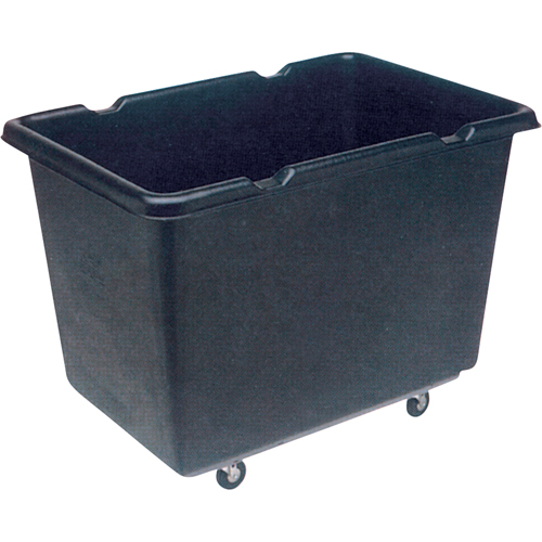 Light-Duty Econocarts Box Trucks, Black Recycled Plastic, 39" L x 27" W x 29" H, 12 cu. ft. Volume, 200 lbs. Capacity Equipex
