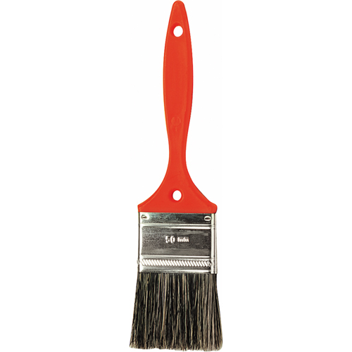 Go Paint Brush, Natural Bristles, Plastic Handle, 2" Width Equipex