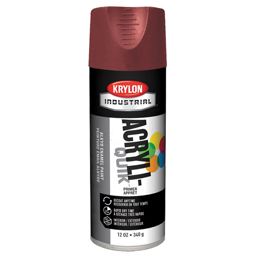 Laque industrielle Acryli-Quik, Brun roux, Tr&egrave;s mat, 12 oz, Canette a&eacute;rosol Equipex
