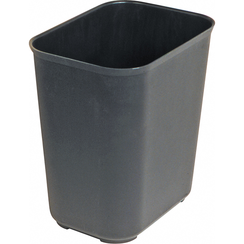 Fire Resistant Wastebasket, 14 Quarts, Fiberglass Equipex