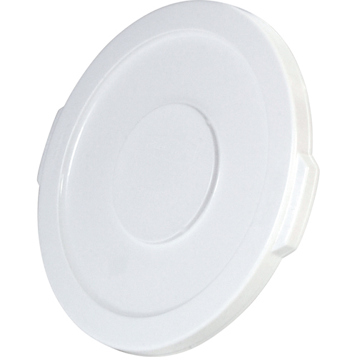 Couvercles ronds Brute, Couvercle plat, Plastique/Poly&eacute;thyl&egrave;ne, Convient aux contenants 15-5/8" dia. Equipex
