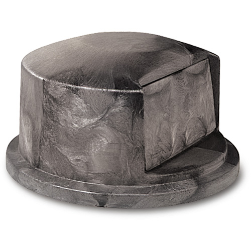 Round Brute&reg; Tops, Dome Lid, Plastic/Polyethylene, Fits Container Size: 22" Dia. Equipex