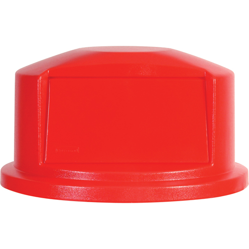 Couvercles ronds Brute, Couvercle bomb&eacute;, Plastique/Poly&eacute;thyl&egrave;ne, Convient aux contenants 22" dia. Equipex
