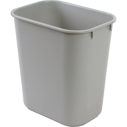 Soft Wastebasket, 28 Quarts, Plastic Equipex