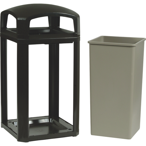 Cadre pour contenant Landmark Series Classique a/enveloppe rigide, Plastique, 50 gal. US Equipex