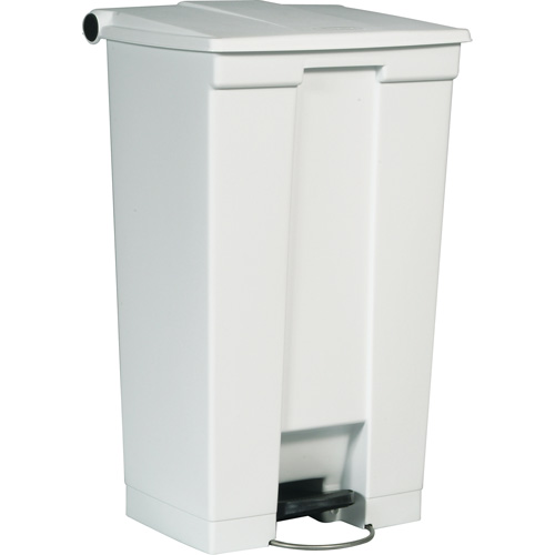 Poubelle &agrave; dessus plat, Poly&eacute;thyl&egrave;ne, Capacit&eacute; 23 gal. US Equipex