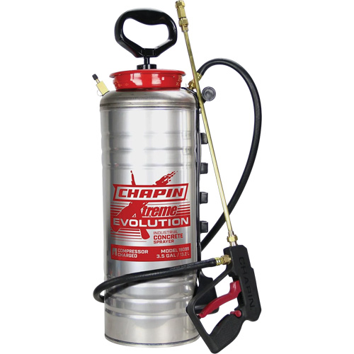 Evolution Concrete Tank Sprayer, 3.5 gal. (13.2 L), Stainless Steel, 19" Wand Equipex