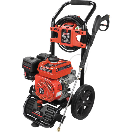 High Pressure Washer, Gasoline, 3200 PSI, 2.5 GPM Equipex