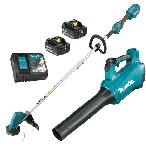 18V LXT Brushless Line Trimmer & Turbo Blower Combo Kit, 13", Battery Powered, 18 V Equipex