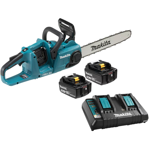 LXT 5.0Ah Brushless Rear Handle Chainsaw Kit, 16", Battery Powered, 36 V Equipex