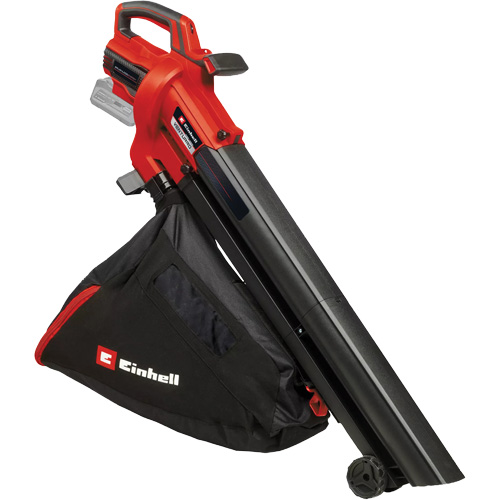 Souffleur/aspirateur/broyeur de feuilles 300 pi³/min 3 en 1 sans fil, 18 V, Vitesse d'air 130,4 mi/h, &agrave; pile Equipex