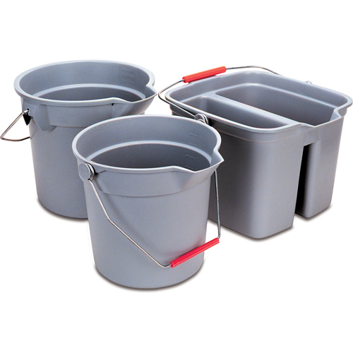Brute&reg; Bucket, 3.5 US Gal. (14 qt.) Capacity, Grey Equipex