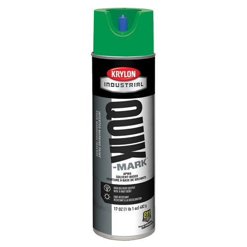 Industrial Quik-Mark Solvent-Based Inverted Marking Paint, 17 oz., Aerosol Can Equipex