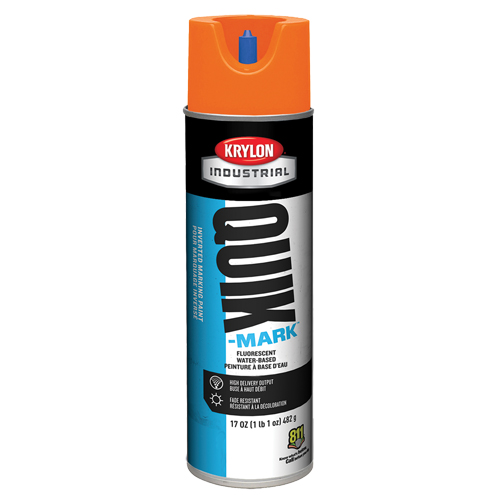 Industrial Quik-Mark Water-Based Inverted Marking Paint, 17 oz., Aerosol Can Equipex