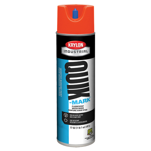 Industrial Quik-Mark Water-Based Inverted Marking Paint, 17 oz., Aerosol Can Equipex