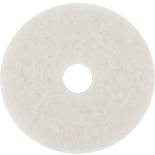 Floor Pad, 18", Polish, White Equipex