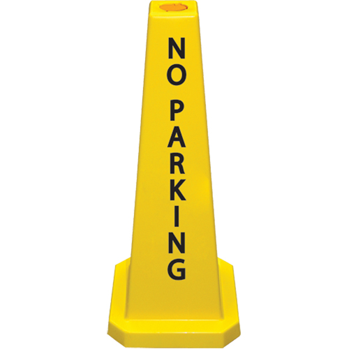"No Parking" Lamba Traffic Cones, English Equipex