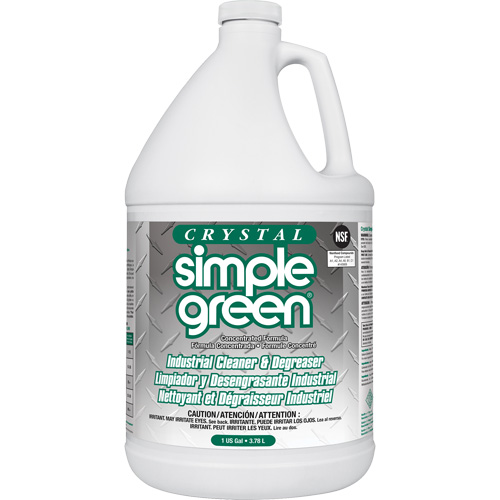Crystal Simple Green&reg; Industrial Cleaner & Degreaser, 1 gal., Jug Equipex
