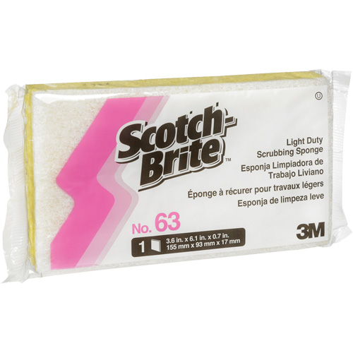 Scotch-Brite Light-Duty Scrub Sponge, Cellulose/Scrubbing, 3-1/2" W x 6" L Equipex