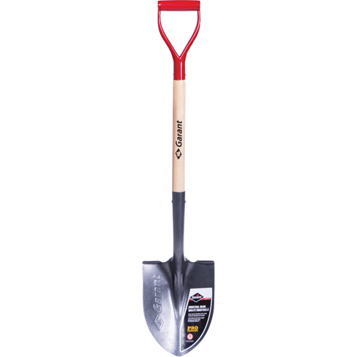 Pelle ronde Pro, Lame Acier durci, Bois, Manche Prise en D Equipex