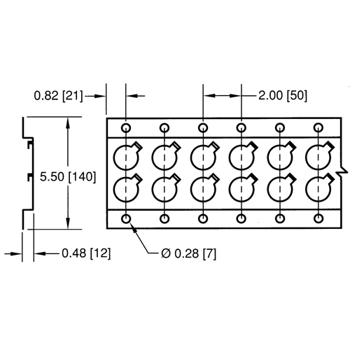 Rails logistiques-Rail horizontal de s&eacute;rie E Equipex