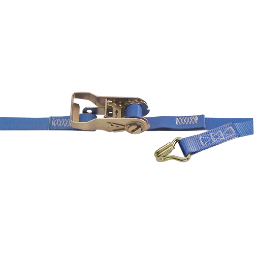 Tendeurs d'arrimage robuste, Crochet en J, 1" , 1,33' , Charge d'utilisation max. 835 lb (379 kg) Equipex