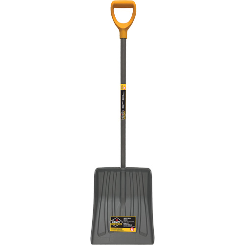 Pro Snow Shovel, Polypropylene Blade, 13-7/8" Wide, D-Grip Handle Equipex