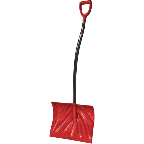 Yukon Snow Shovel, Polypropylene Blade, 18" Wide, Ergonomic D-Grip Handle Equipex