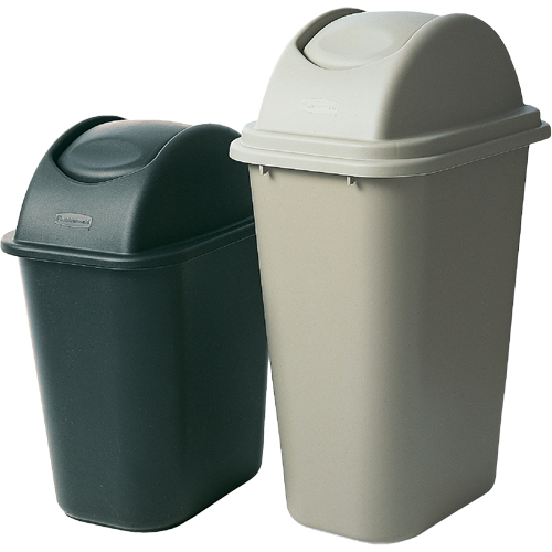 Soft Wastebasket, 14 Quarts, Plastic Equipex